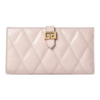 GIVENCHY Goatskin Wallet Women's Pink