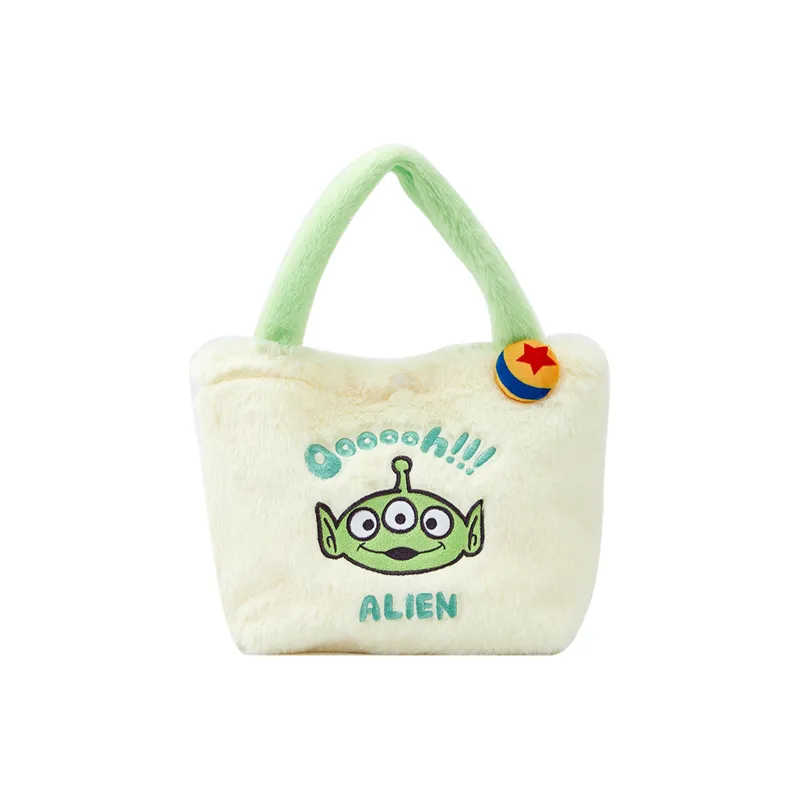 Disney Disney Aiien Plush Tote Bag Shopping Bag Handbag Shoulder Bag Women's Ivory-0