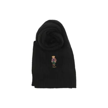 Polo Ralph Lauren Knit Scarves Unisex Black