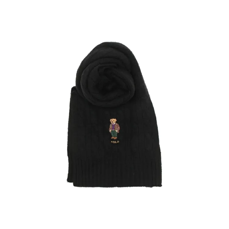 Polo Ralph Lauren Knit Scarves Unisex Black-0