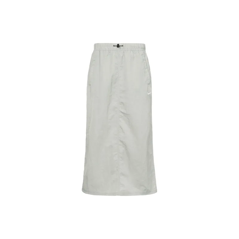Nike Casual Long Skirts Women's Gray-1
