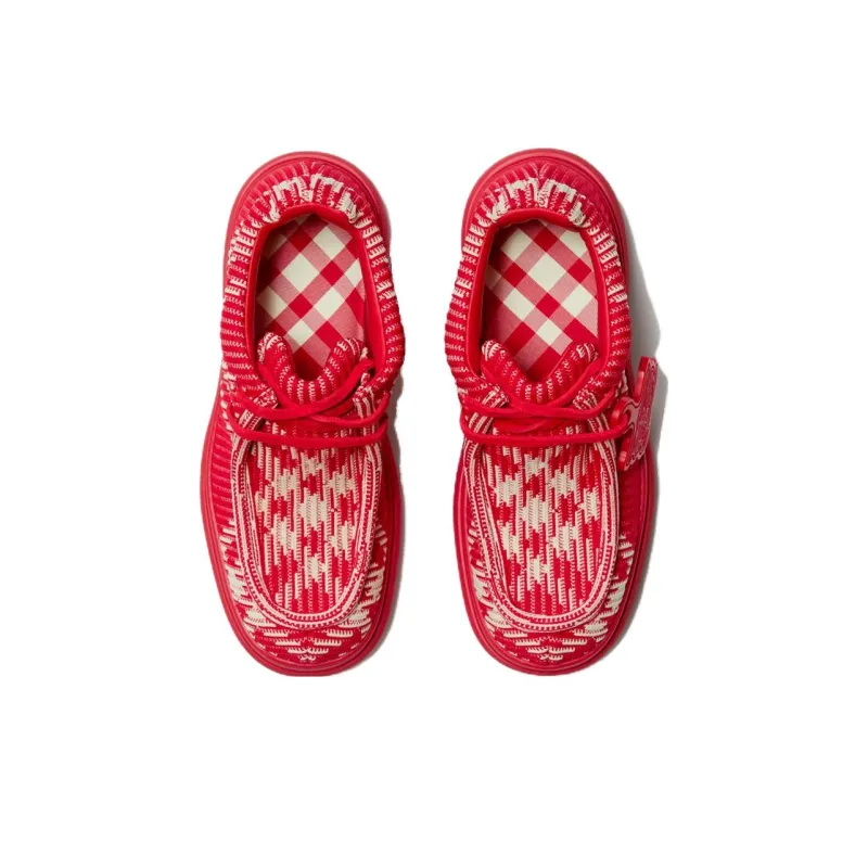 Burberry Check Woven Loafers-2