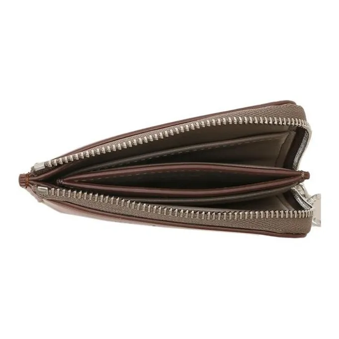 Stella McCartney Recycled Polyester Wallet Women's Brown-3