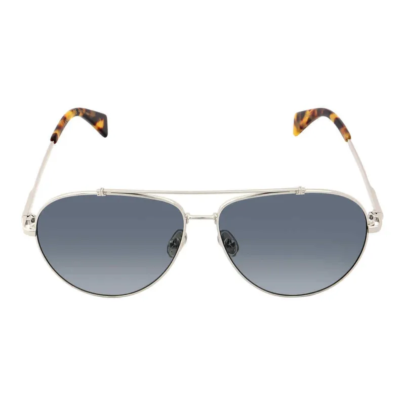 Lanvin Metal Aviator Sunglasses Unisex Silver-0