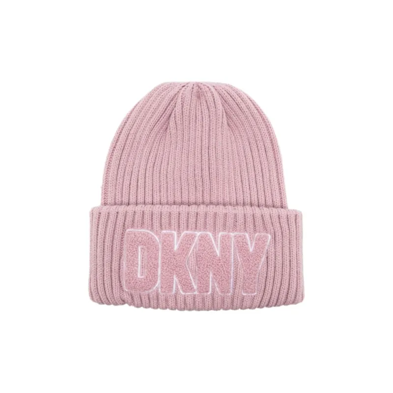 DKNY Acrylic Beanies Kids' Pink-0