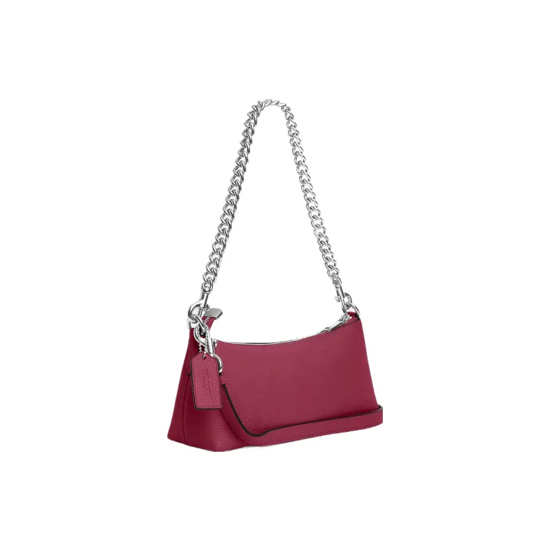 COACH Charlotte Cow Leather Portable Crossbody Bag Shoulder Bag Women's Bright Purple-1