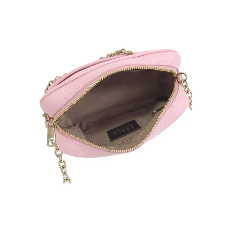 Furla Leather Shoulder Bag, Crossbody Bag Women's Light Pink-4
