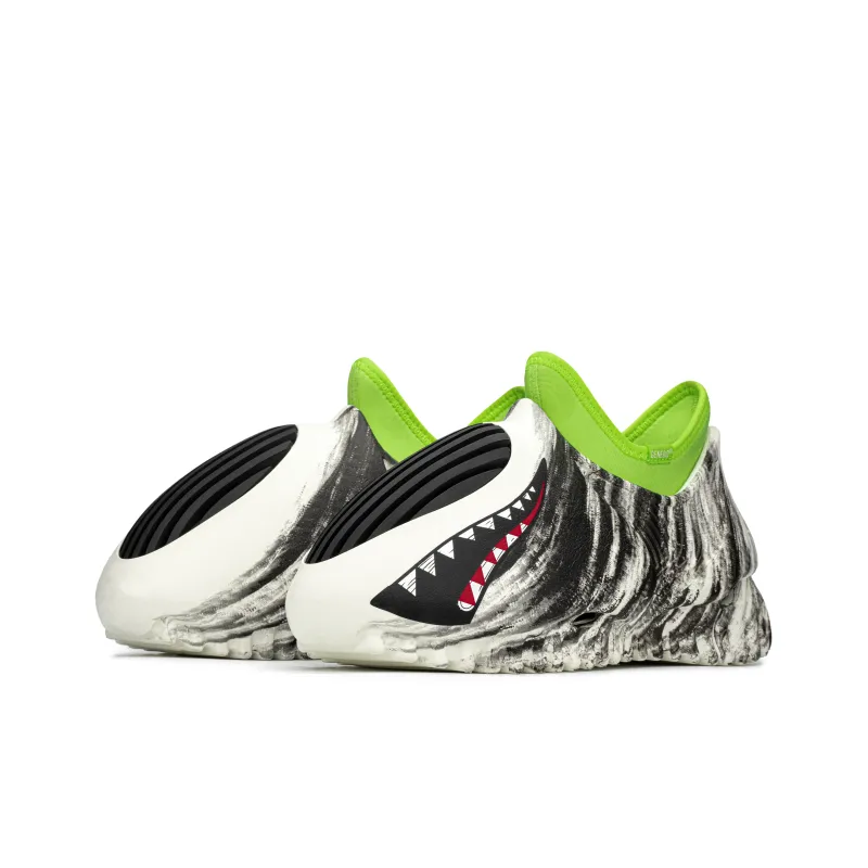GENEGG Anti Slip Wear Resistant Low Top Casual Shoes Unisex White Green Black-2