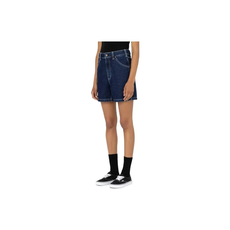 Dickies Carpenter Jean Shorts Denim Shorts Women's Blue-2