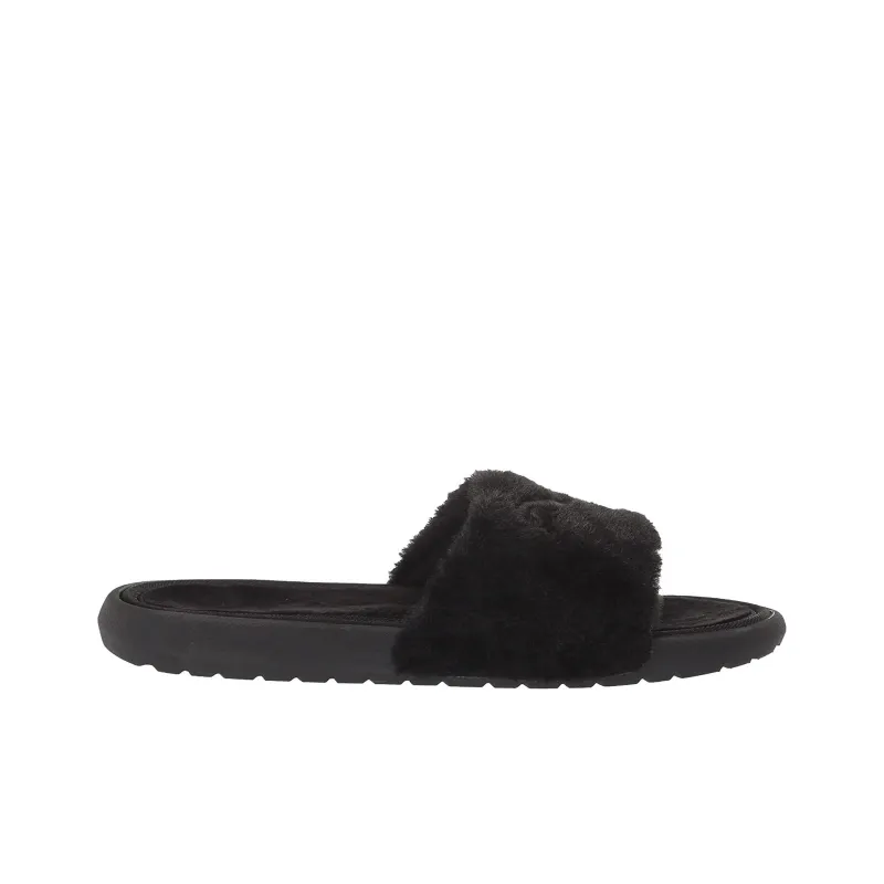 PUMA Cool Cat Fluffy Slides 'Black'-1