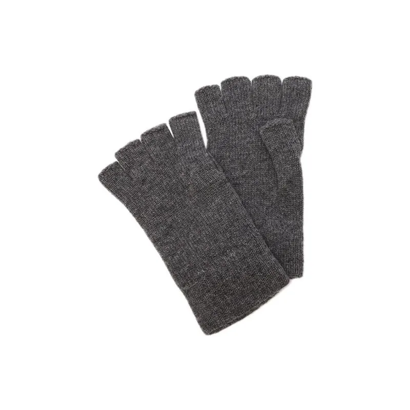 JOHNSTONS OF ELGIN Knit Scarves Women's Dark Gray-1