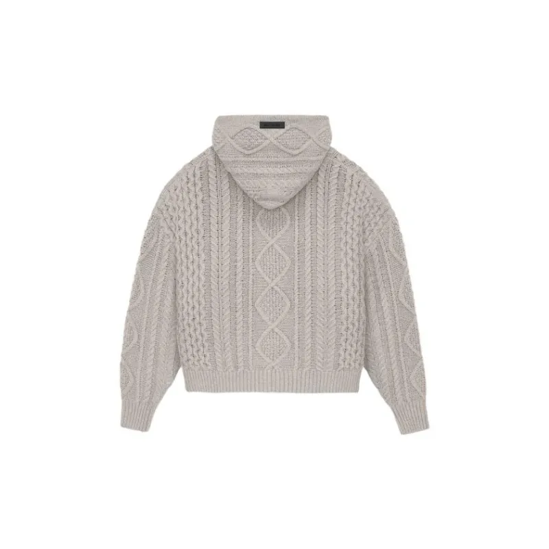 Fear Of God Essentials Cable Knit Hoodie-1