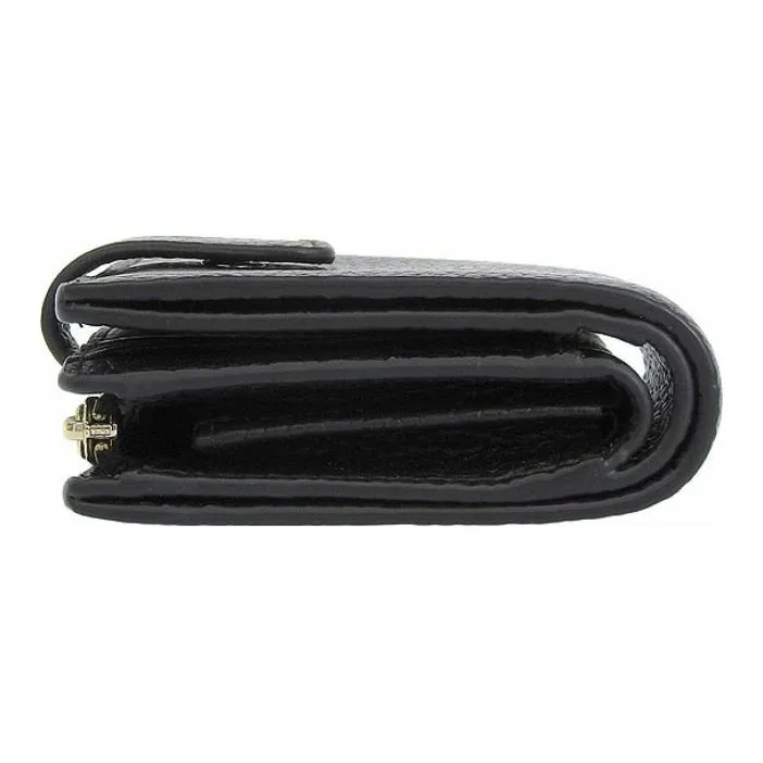 Furla Leather Wallet Small Size Women's Black-3