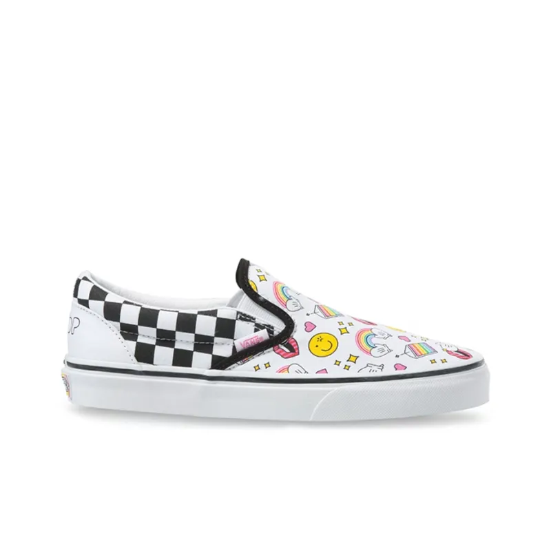 Vans Flour Shop X Classic Slip On 'Icons Checkerboard'-1