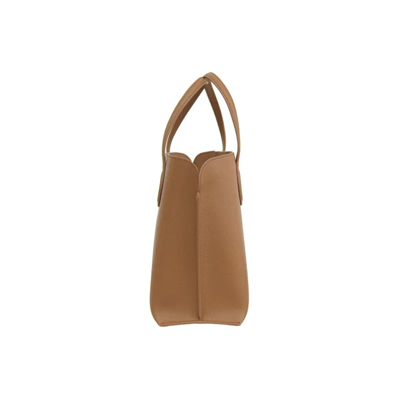 Furla Leather Tote Bag, Shopping Bag, Handbag Regular Women's Cognac Brandy-2