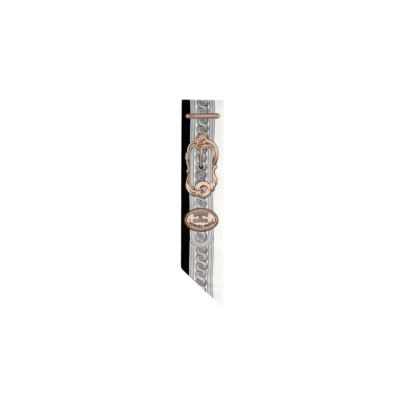 HERMES Silk Scarves Women's Gray-1
