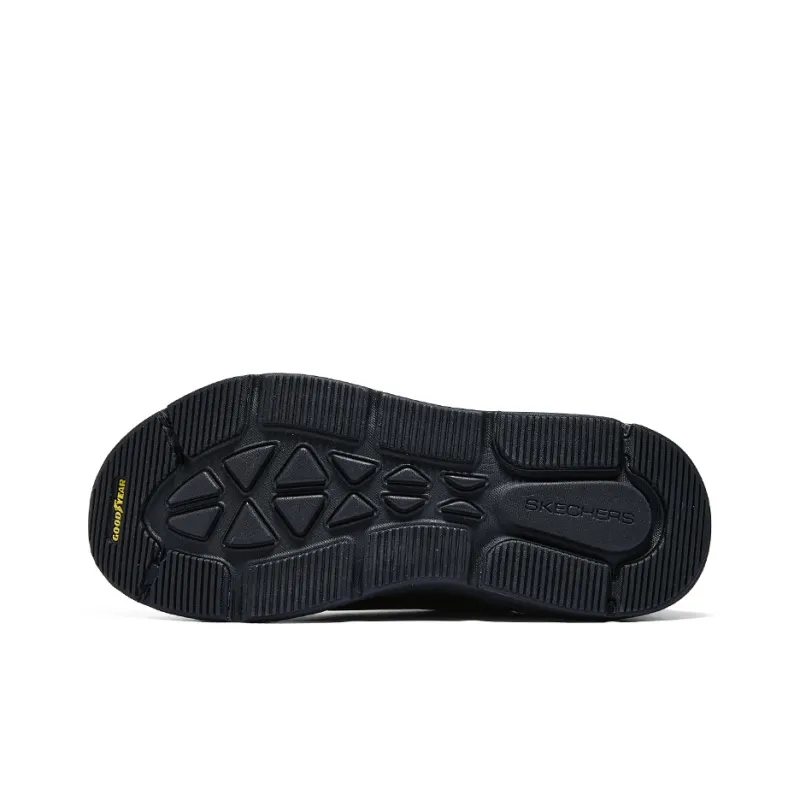 Skechers Max Cushioning Cushioning Anti Slip Wear Resistant Breathability Low Top Casual Running Shoes Men's Black-5