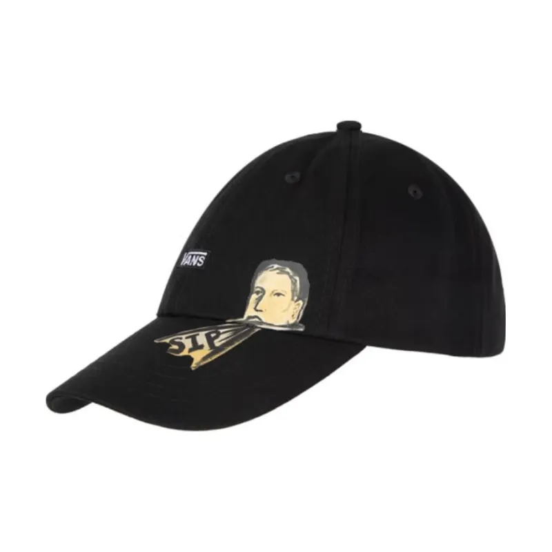 Vans Cotton Baseball Caps Unisex Black-0