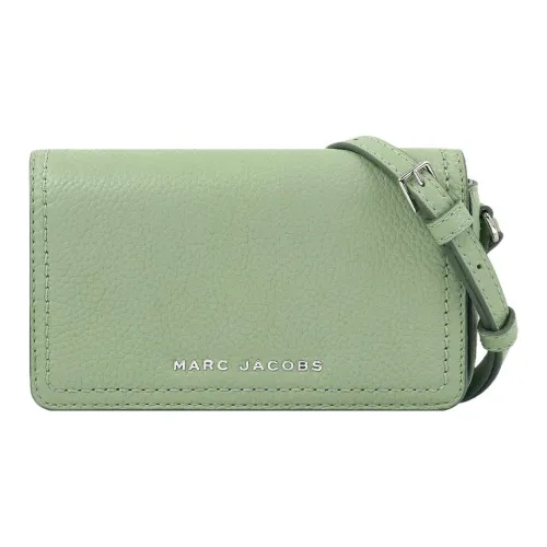 MARC JACOBS Leather Small Square Bag, Crossbody Bag, Shoulder Bag Women's Mint