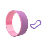 Open-Neck Waist Shaper[Yoga Wheel+Yoga Hoops]Purple