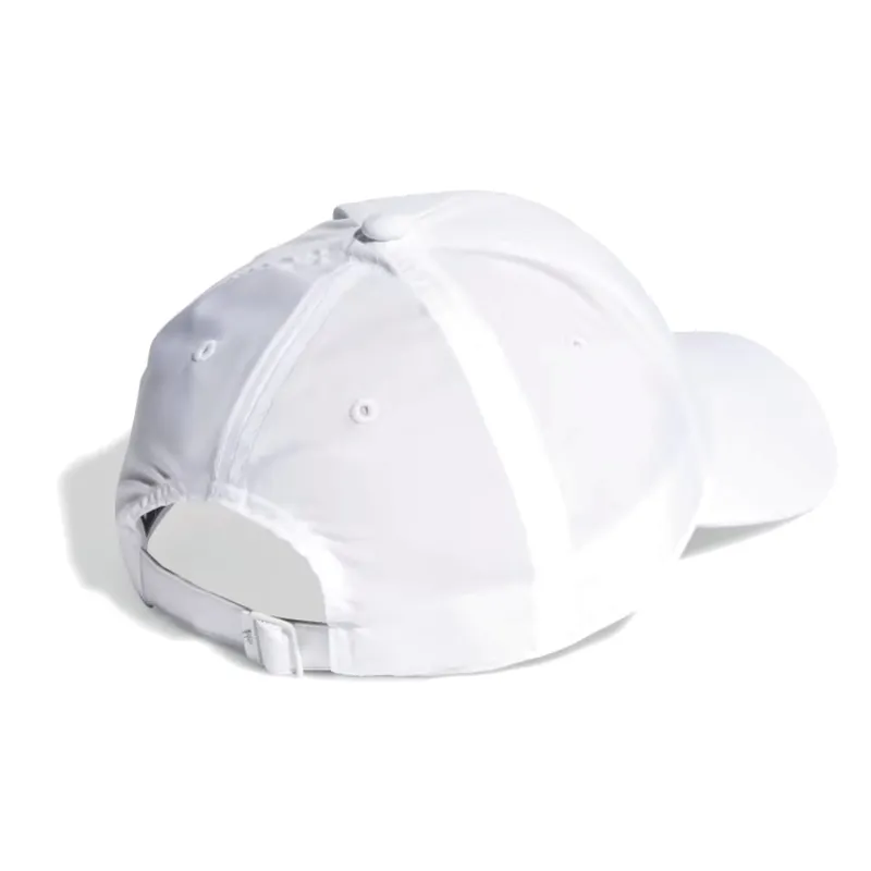 Adidas Recycled Polyester Plain Weave Fabric Baseball Caps Unisex White-1