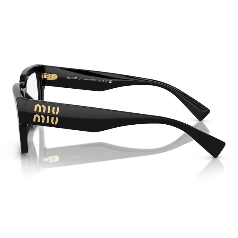 MIU MIU Logo plaque Rectangle frame Glasses-4