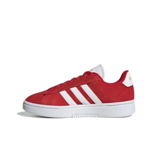 Adidas Grand Court Alpha Better Scarlet Cloud White Gold Metallic Women's