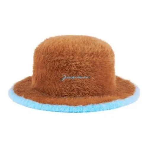 Jacquemus Polyamide Elastane Bucket Hats Unisex Brown
