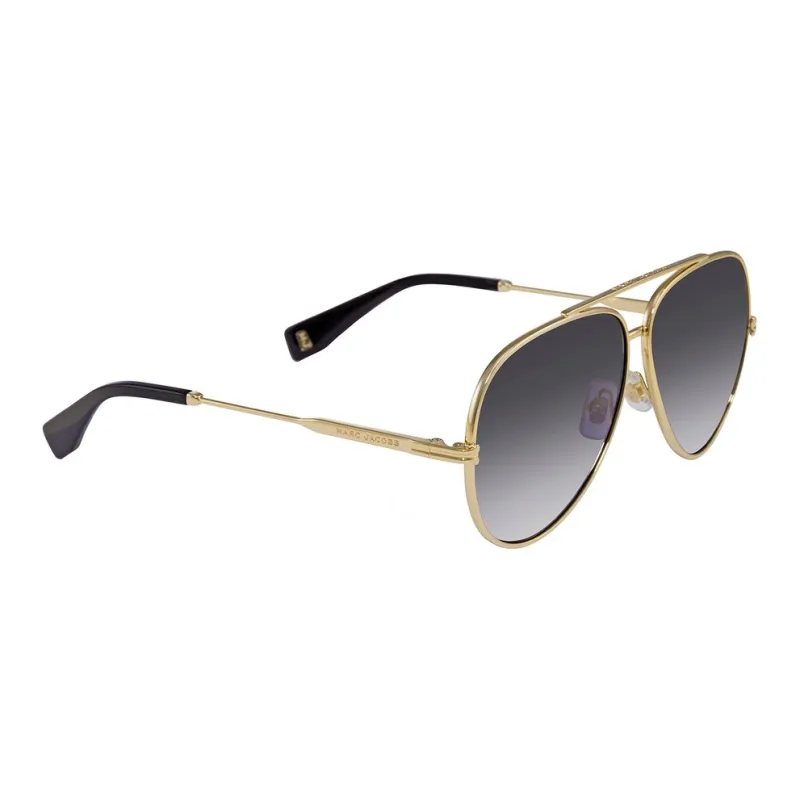 MARC JACOBS Metal Aviator Sunglasses Women's Gold-1