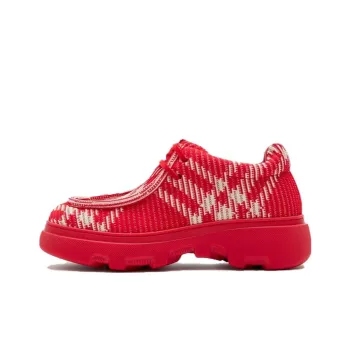 Burberry Check Woven Loafers