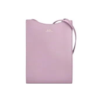 A.P.C Leather Clutch Women's Lavender