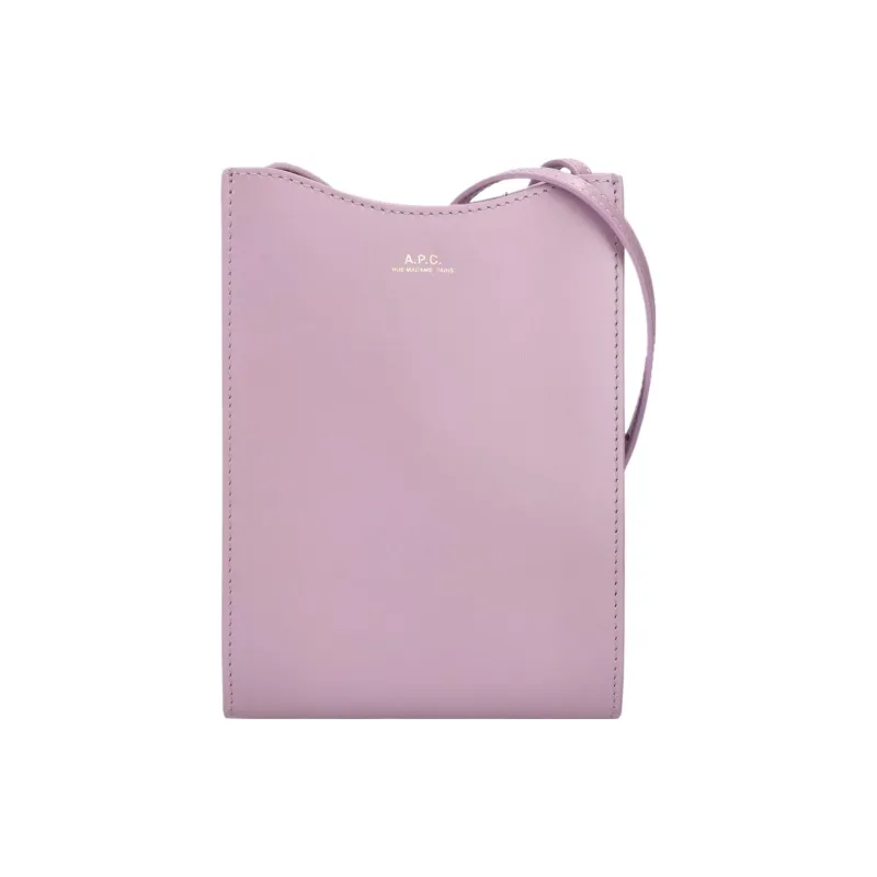 A.P.C Leather Clutch Women's Lavender-0