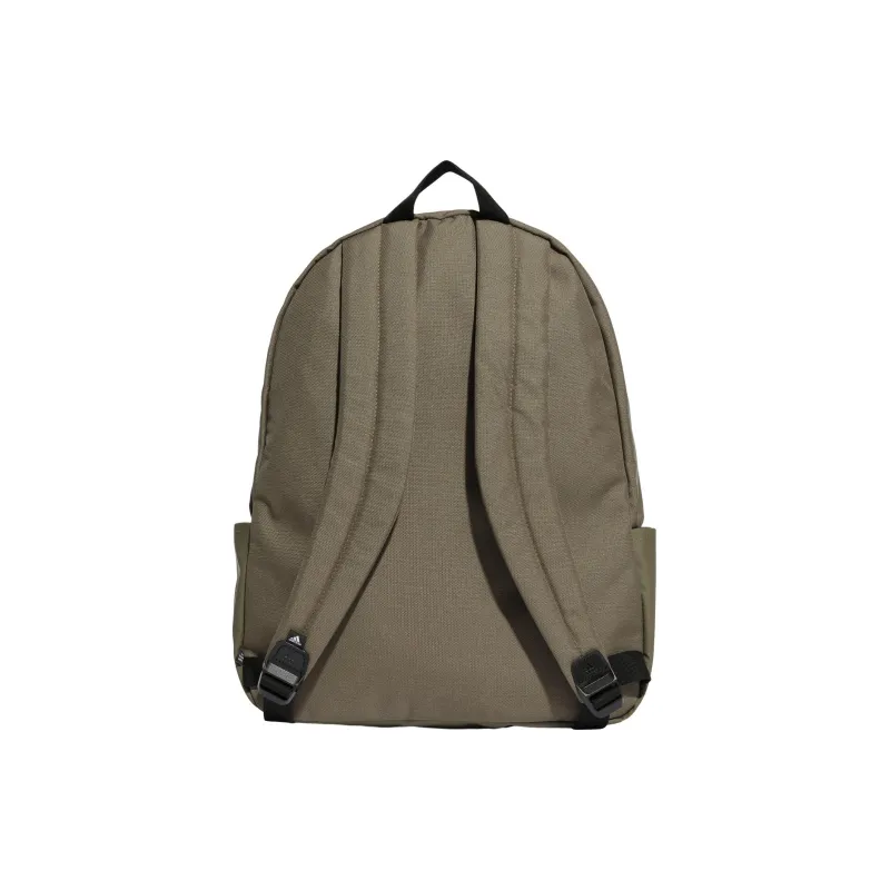 Adidas Recycled Polyester Backpack Unisex Strata Olive Green & White-2