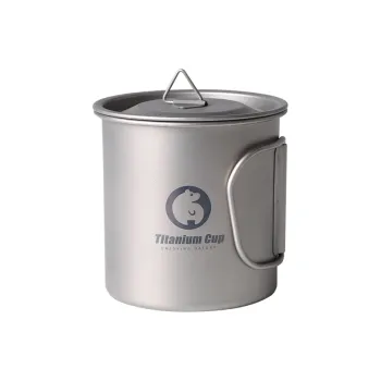 Polar Eagles Outdoor Water Equipment Water Container 200ml 600ml Camping Pure Titanium