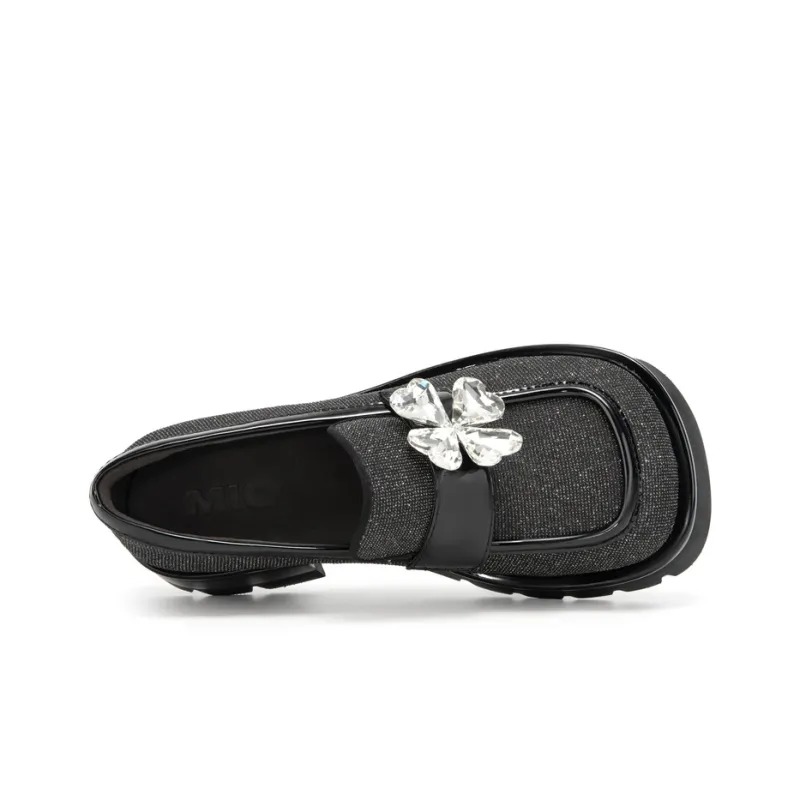 MIO Loafers Women's Black | Gray-10