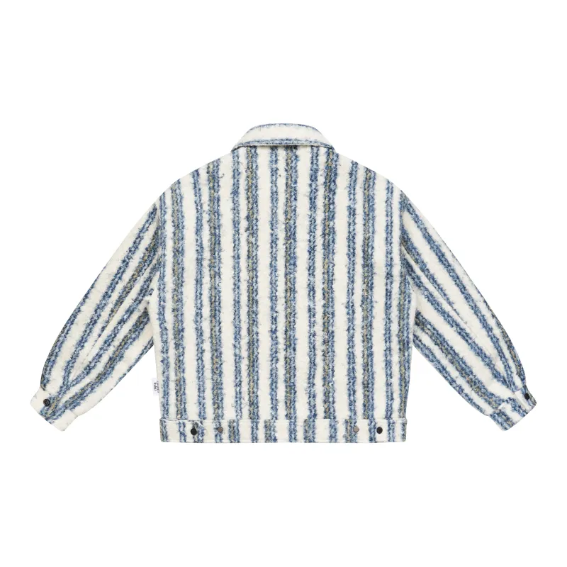 EMPTY REFERENCE Jacket Unisex Blue White-1
