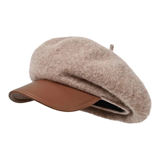 FREE RABBITⅡ PU Cortex Beanies Unisex-2