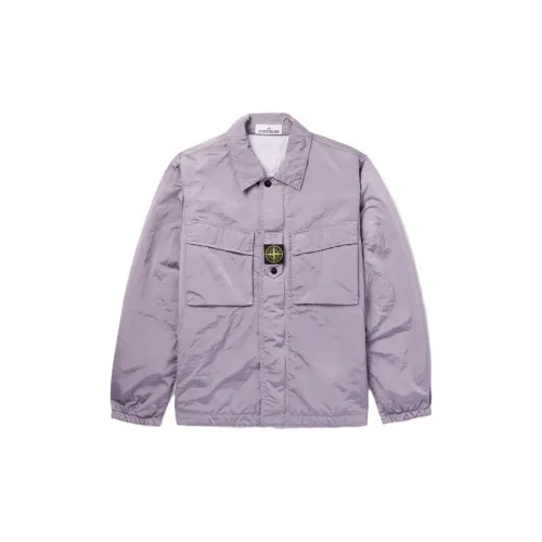 STONE ISLAND Jackets Men Purple