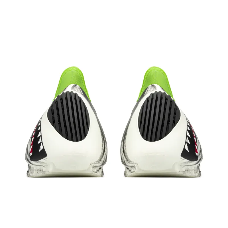 GENEGG Anti Slip Wear Resistant Low Top Casual Shoes Unisex White Green Black-4