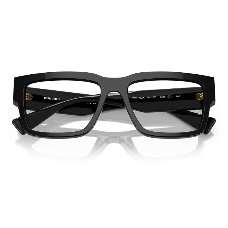 MIU MIU Logo plaque Rectangle frame Glasses-2