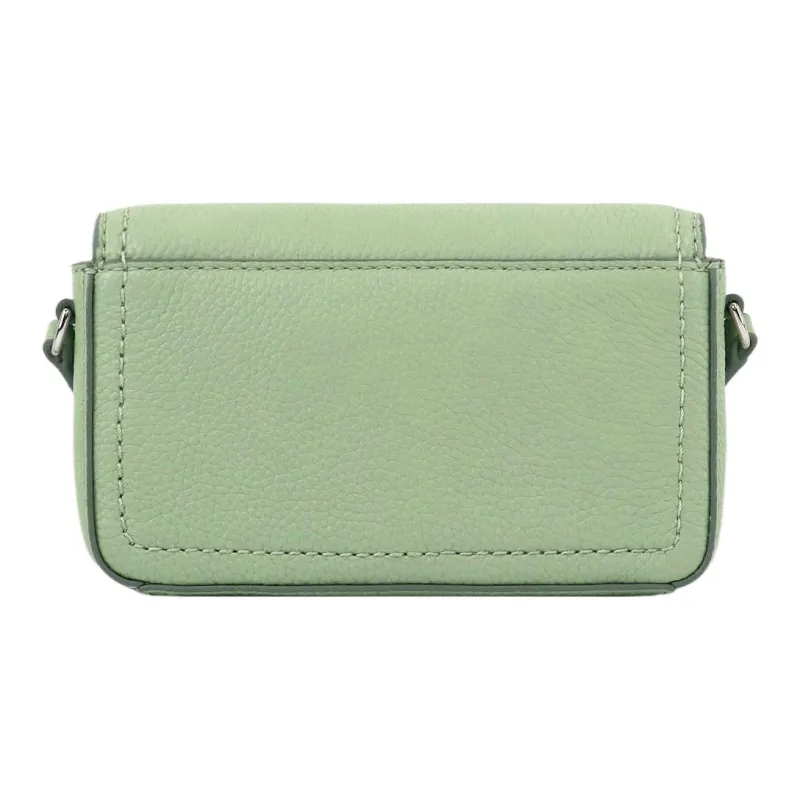 MARC JACOBS Leather Small Square Bag, Crossbody Bag, Shoulder Bag Women's Mint-2