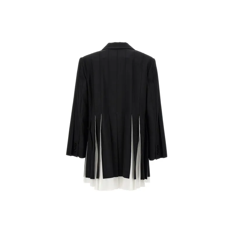 Sacai Long-Sleeved Dresses Women's Black-1