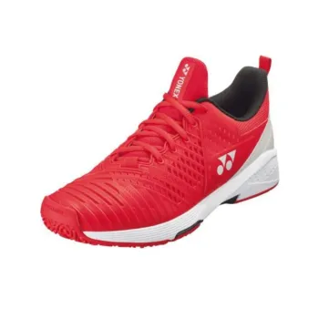 YONEX Power Cushion Sonicage 3 Cushioning Wear Resistant Low Top Tennis Shoes Women's Red