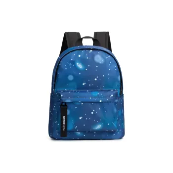 NOT ME Polyester Laptop Bag Backpack Regular Unisex Starry Blue