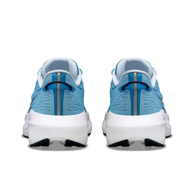 Saucony Triumph 21 Non slip Lightweight Low Top Running Shoes Women's Blue-4