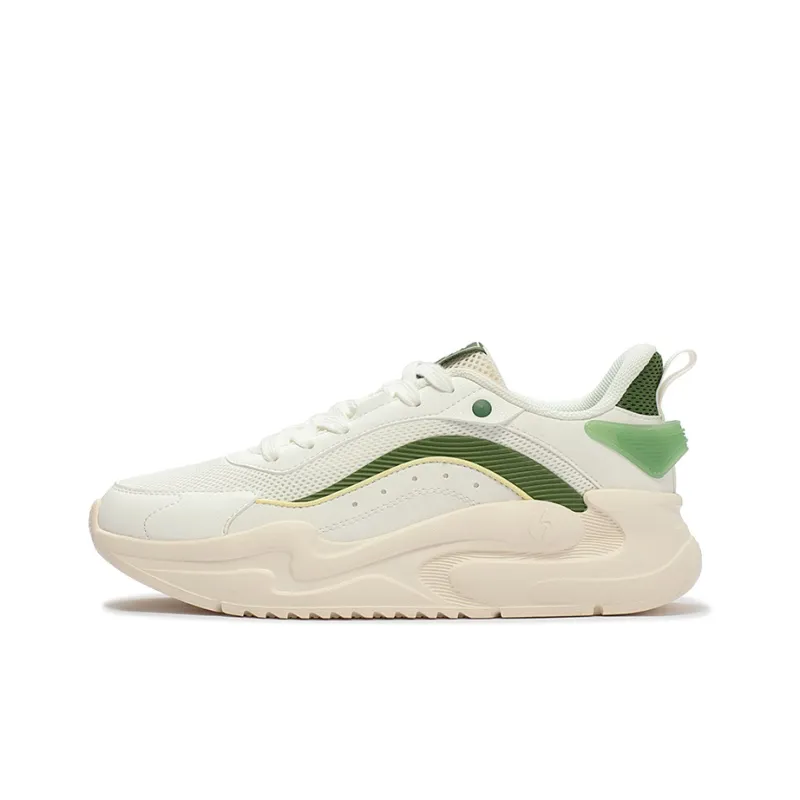 361° Yunshu 4.0 Anti Slip Wear Resistant Low Top Casual Shoes Men's White Green-0