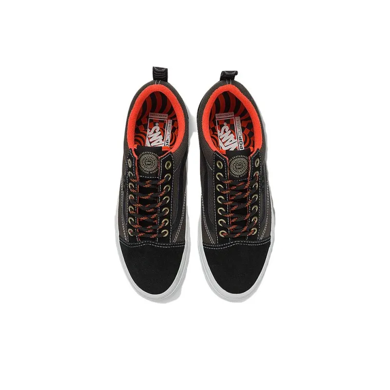 Vans Spitfire Wheels X Skate Old Skool 'Black Flame'-2