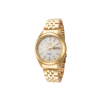 SEIKO Automatic Mechanical Movement Stainless Steel Strap Watch Men's Watches White Dial SNKL26K1