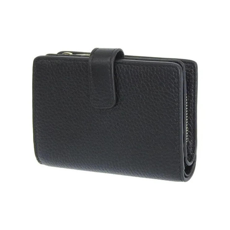 Furla Leather Wallet Small Size Women's Black-2