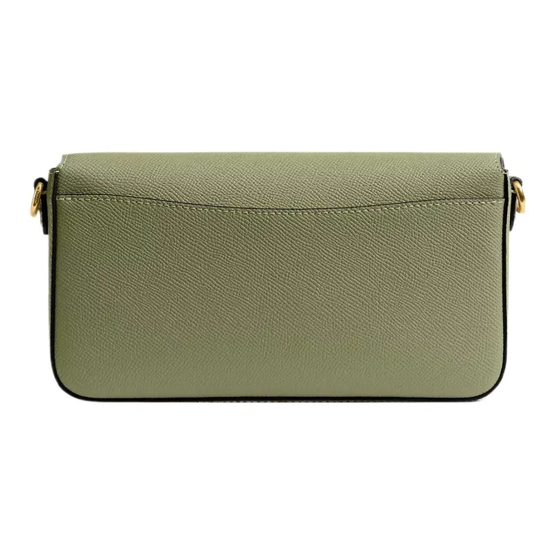 COACH Wyn Split Cow Leather Envelope Bag, Shoulder Bag, Crossbody Bag Small Size Women's Moss-2
